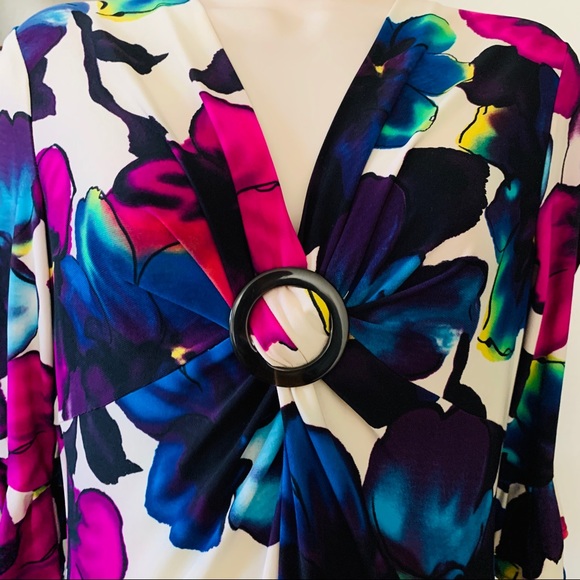 Evan Picone Floral Dress - Picture 2 of 3